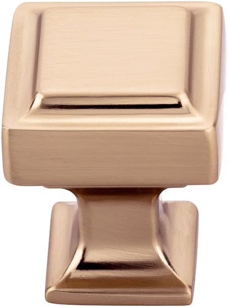 Knob Honey Bronze Square 1"