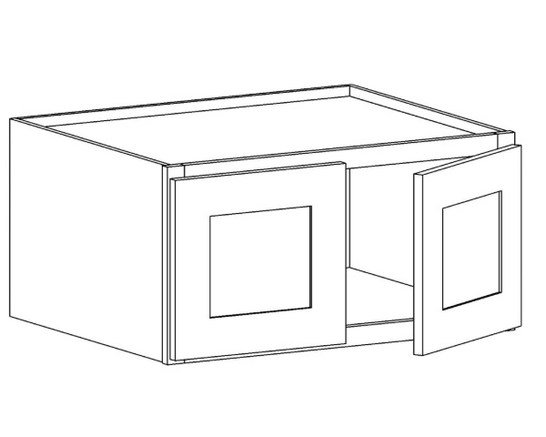 WR3612<br>Wall Refrigerator 3612 - 24" Deep - Smoked Cashew