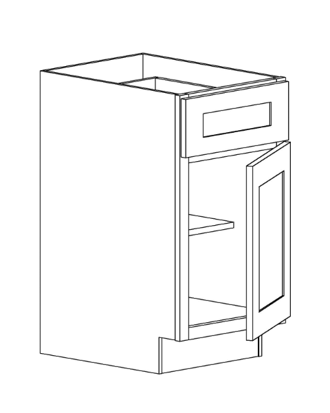 B15R<br>Base 15 Right Hinge - Summit Grey