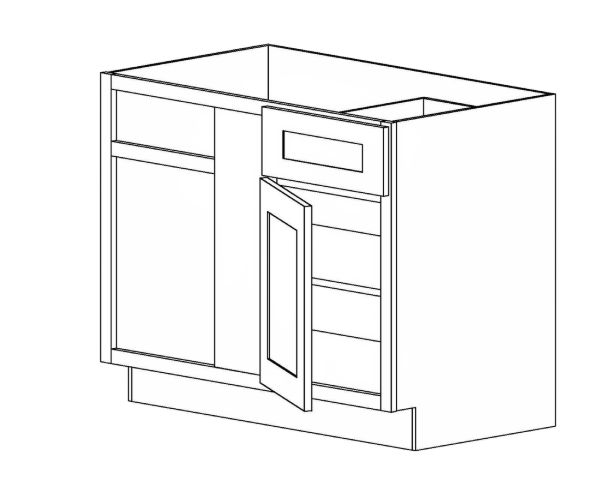 BB42-48BL<br>Base Blind 42-48 Left Blind - Seadance Green