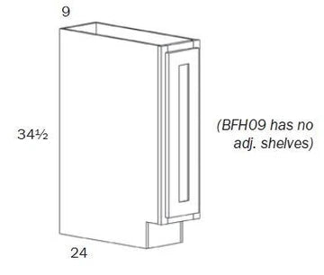 BFH09R<br>Base Full Height 09 Right Hinge