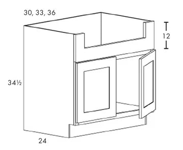 BFS36-12<br>Base Farm Sink 36