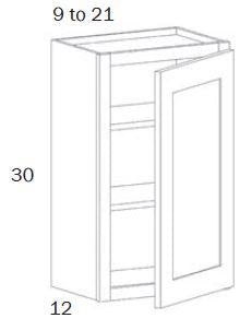 W1530L<br>Wall 1530 Left HNG