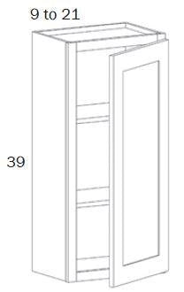 W2139R<br>Wall 2139 Right HNG