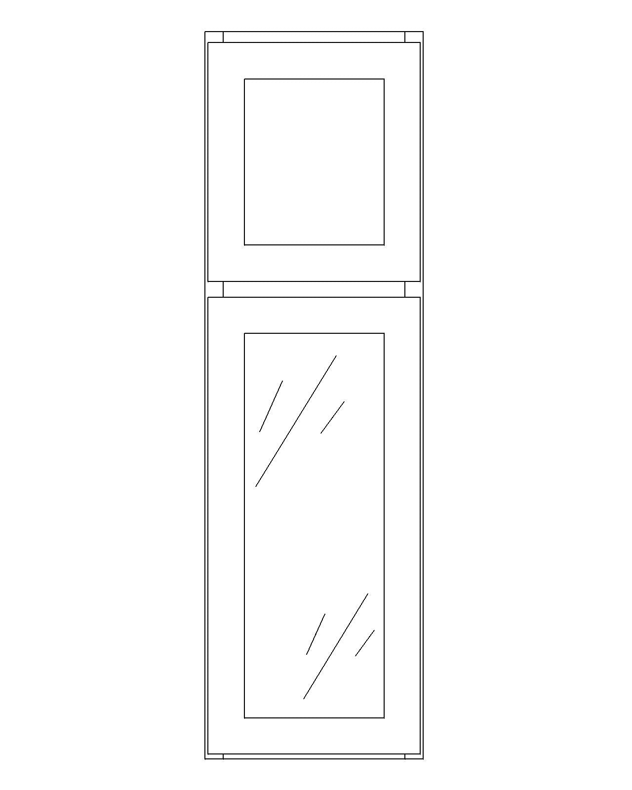 WDC2760R-F3-15DWhite Shaker – OBX - Crazy Good Cabinets