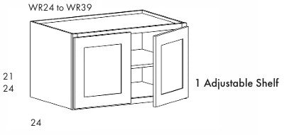 WR3624<br>Wall Refrigerator 3624 -24" Deep