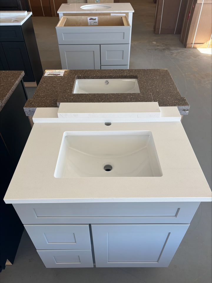 31"-S Vanity top with sink - Platinum Level