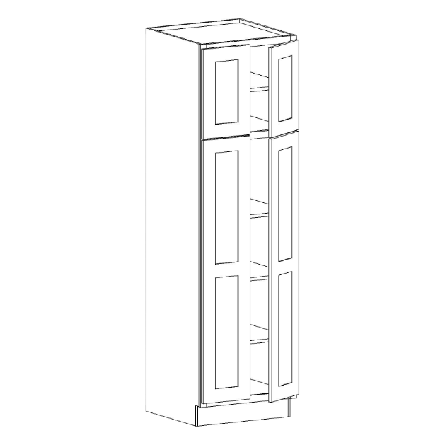 TP2484<br>Tall Pantry 2484 (Double Door) - Seadance Green